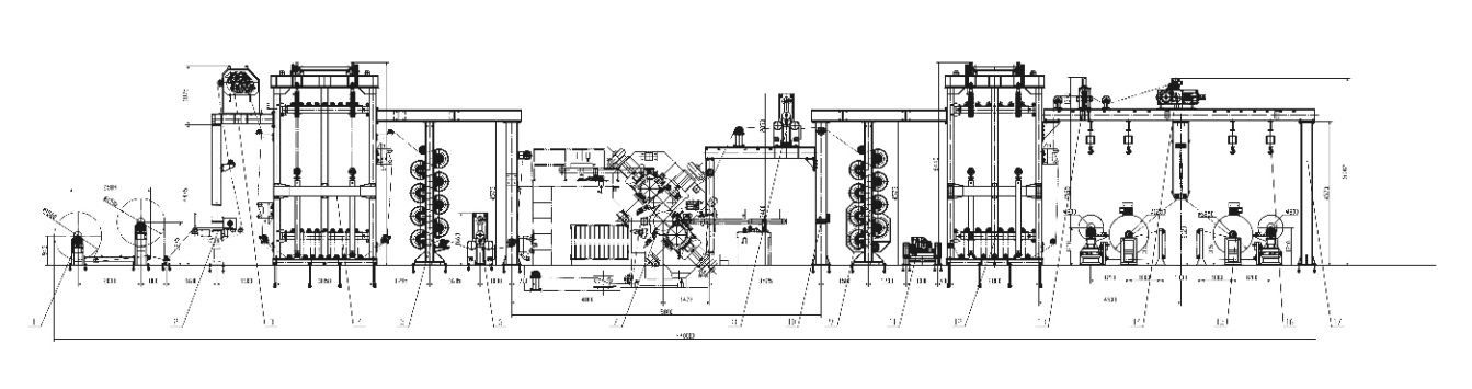 Four roll Calendering Production Line